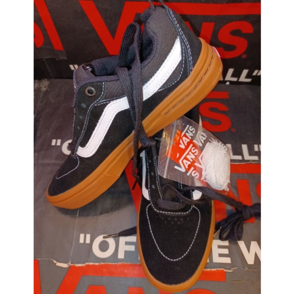 Vans Kyle Walker Pro Black/Gum Men's 6.5/Women's 8 Extra Laces VN0A2XSGB9M